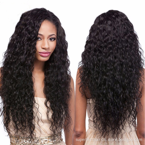New Arrival In Winter Wigs Water Wave Pre Plucked With Baby Hair 13X4 360 Cuticle Aligned Raw Virgin Human Hair Lace Front Wigs